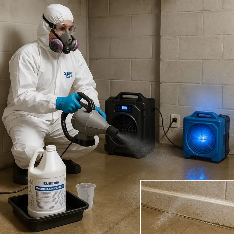 Sanitization and Odor Removal process in Harper Woods, MI