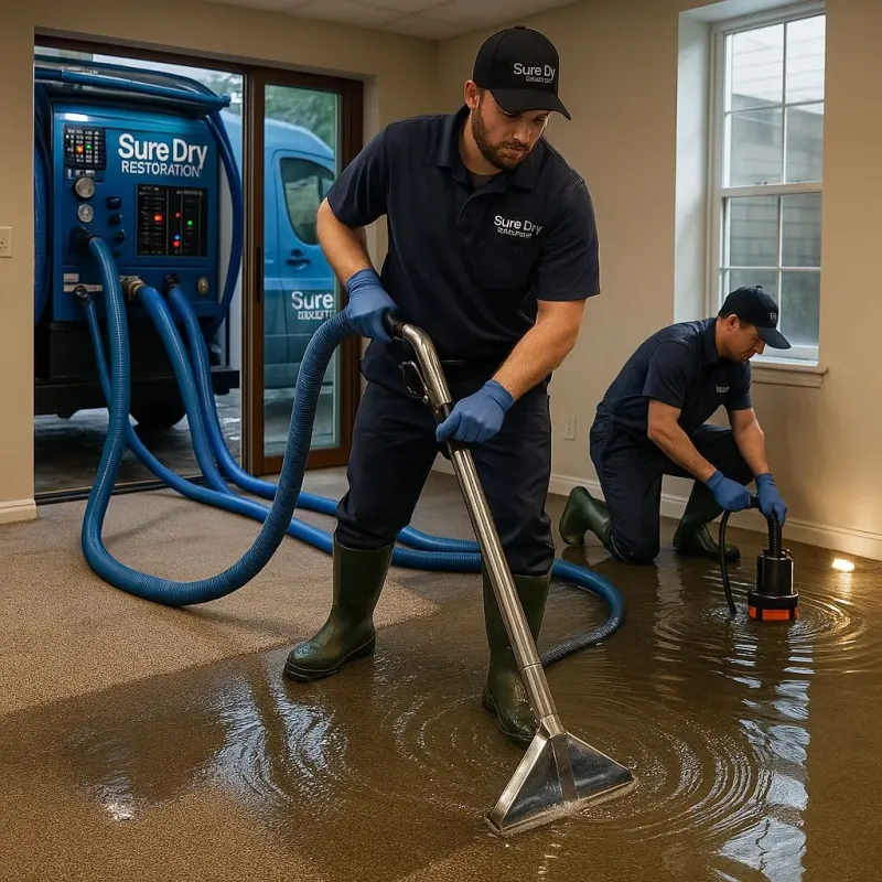 Water Extraction and Removal process in Harper Woods, MI